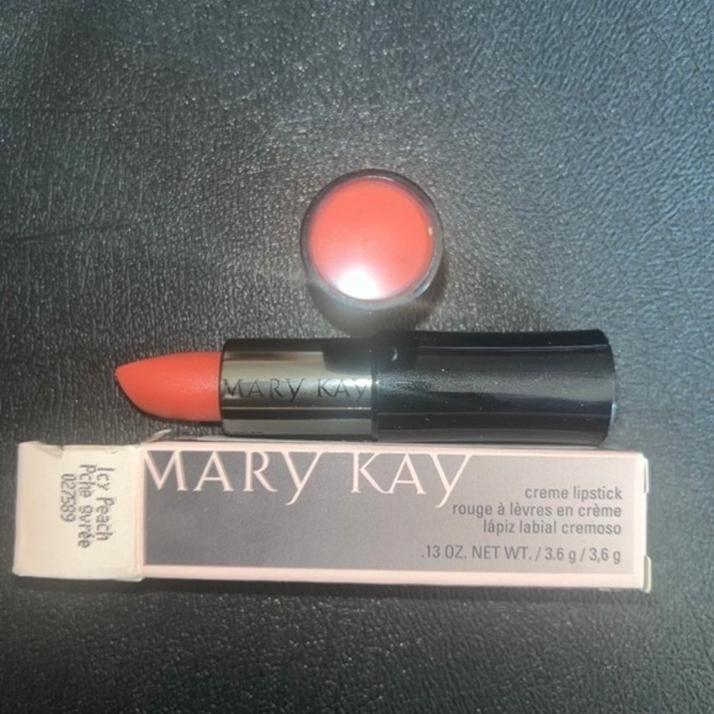 New Mary Kay Crème Lipstick - ICY PEACH - NIB - Full Size - 027589